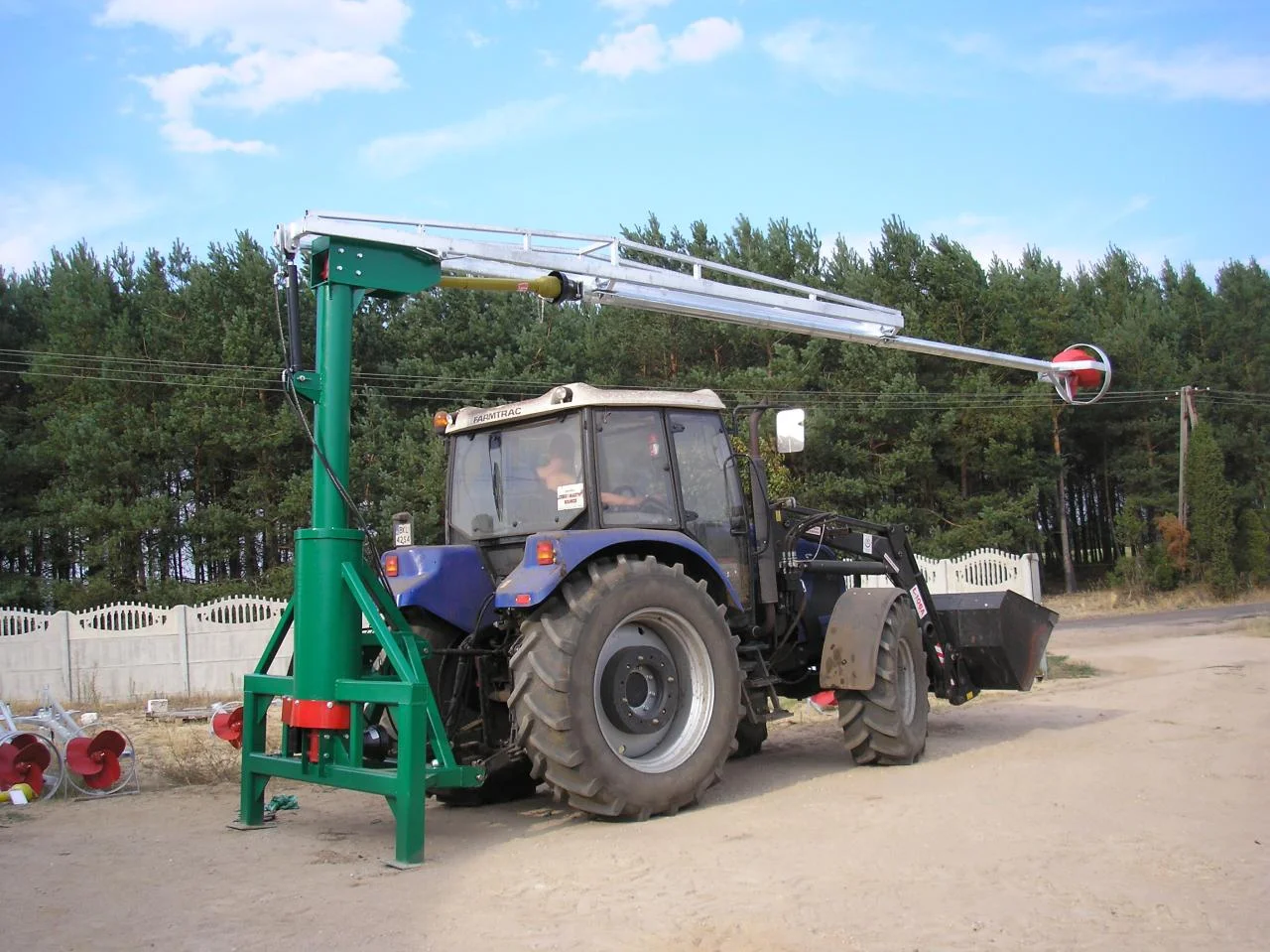 Gödselomrörare med vridbart stativ – produktbild 2